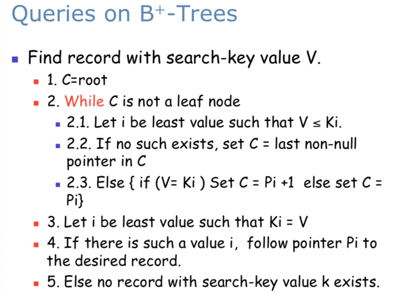 B+树的查询